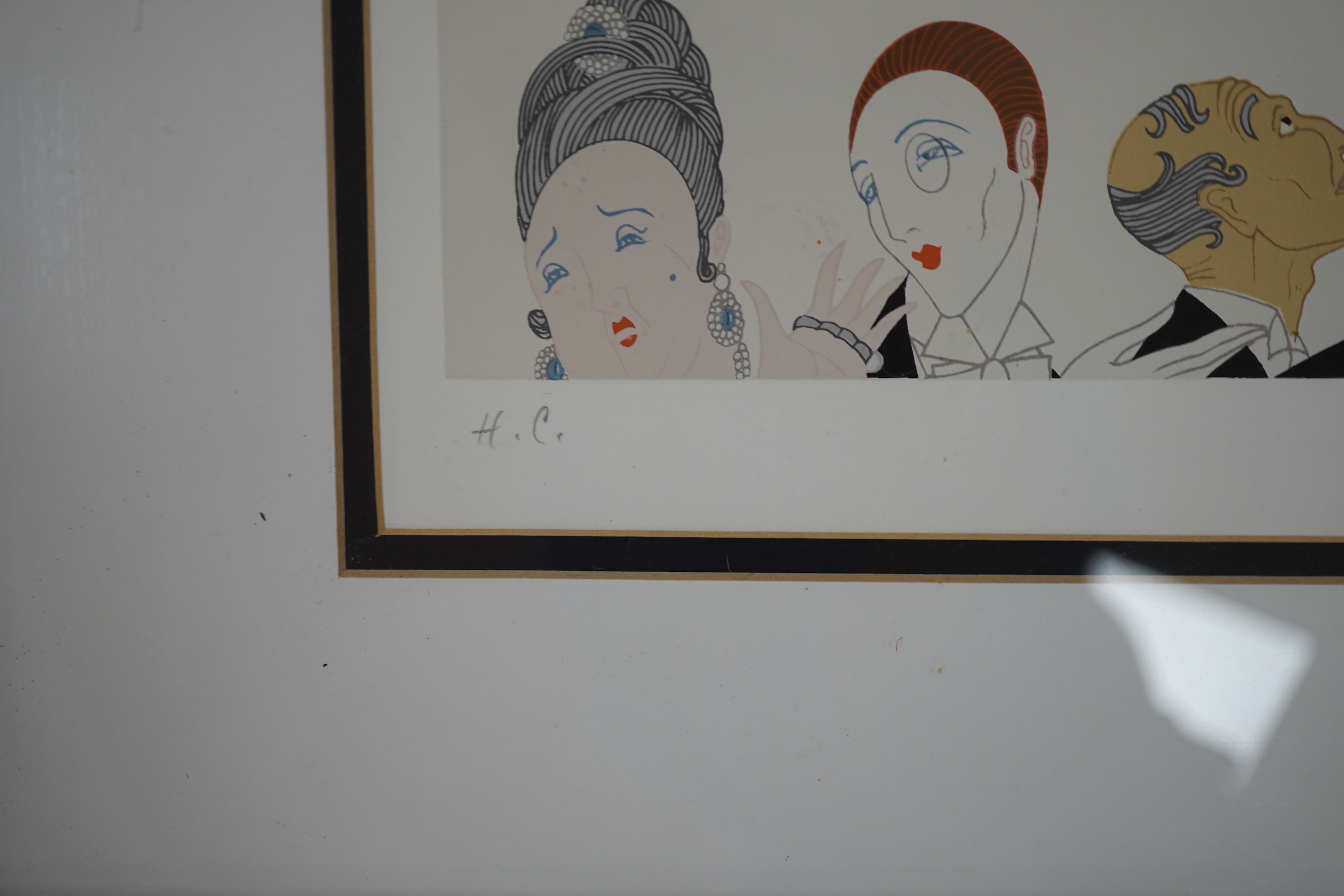 Romain de Tirtoff ('Erté') (Russian-French, 1892-1990) pencil signed HC edition serigraph, ‘The Portrait’, 69cm x 49cm
